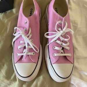 Peony Pink Platform Converse
